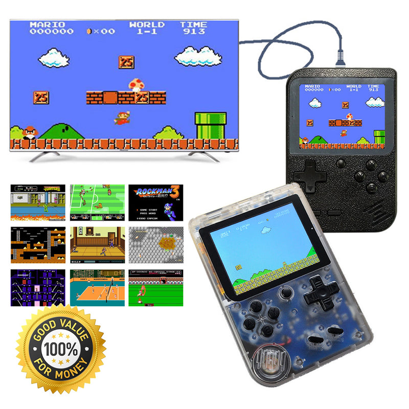 idrop 2.8 inch Screen Portable Retro FC Game Console with 400 Classic Mini Games