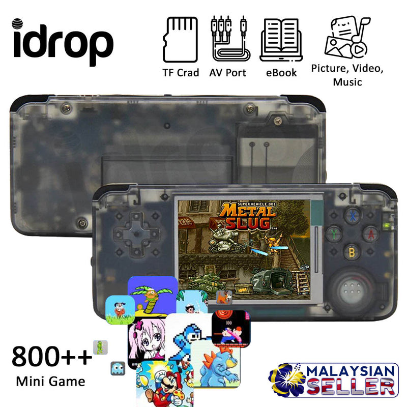 idrop Retro Handheld Game Console 3 Inch Screen 800in1 Classic Games For Kids Children