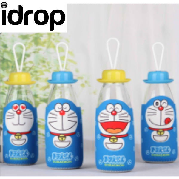 Idrop 300ml Portable Cutie Cartooon Glass Bottle [Send by randomly design]