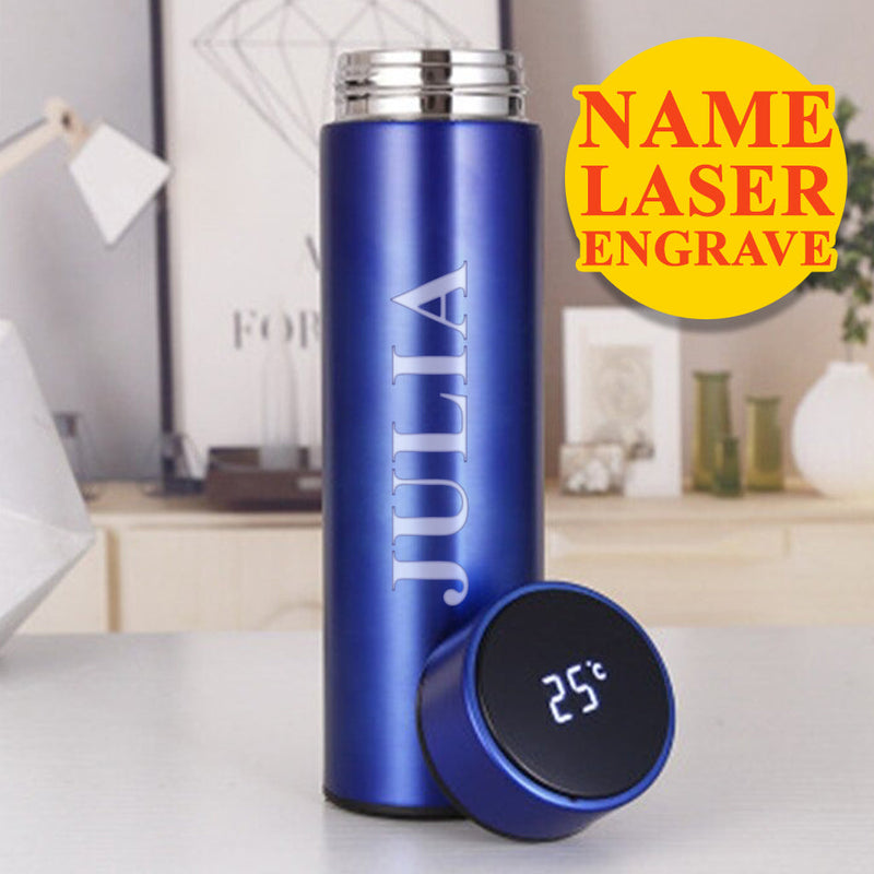 idrop [ 450ml ] Stainless Steel Smart Heat Insulation Drinking Flask [ LASER ENGRAVE NAME ] / Cawan Minum Tahan Panas [ TULIS NAMA MESIN LASER ]/ 不锈钢智能测温杯(智能杯)304 [ 激光雕刻名称 ]