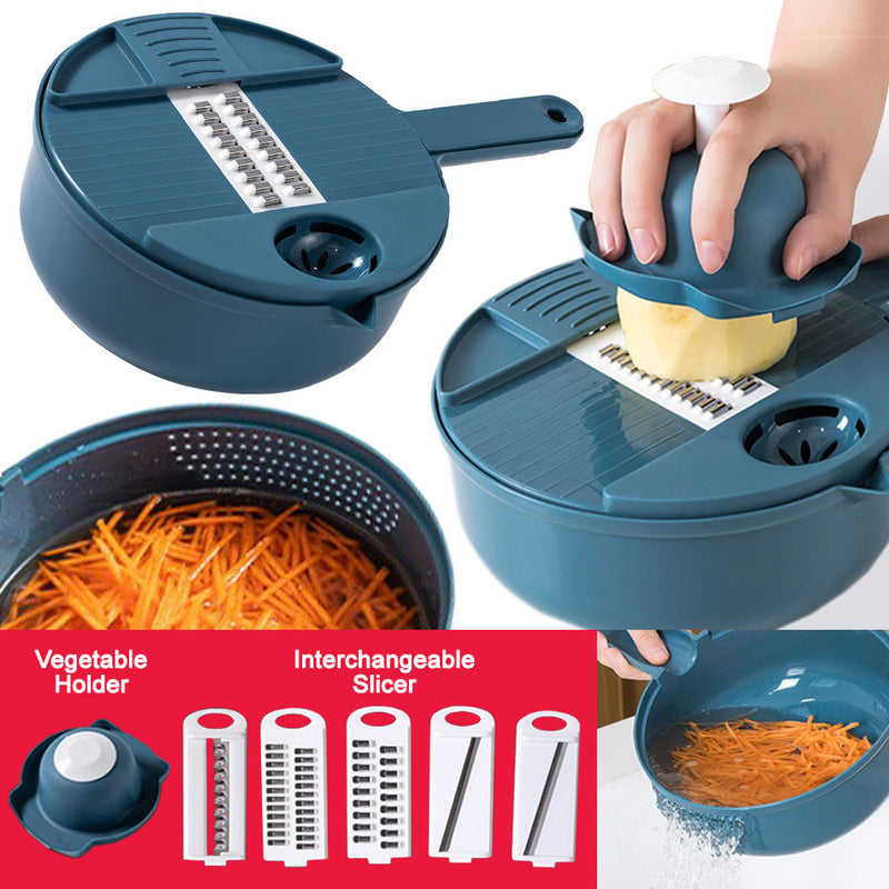 idrop Multifunction Vegetable Slicer Washing & Rinsing Bowl