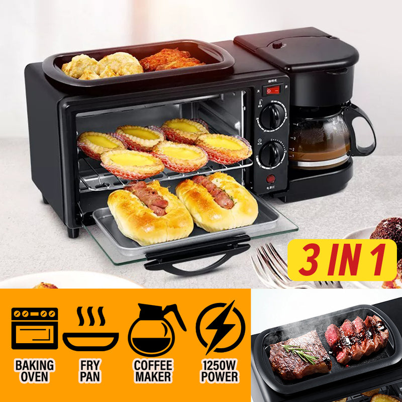 Breakfast Sandwich Maker 3 in 1 Breakfast Oven - China Machine with Toast  Oven Pot and 3-in-1 Breakfast Maker price