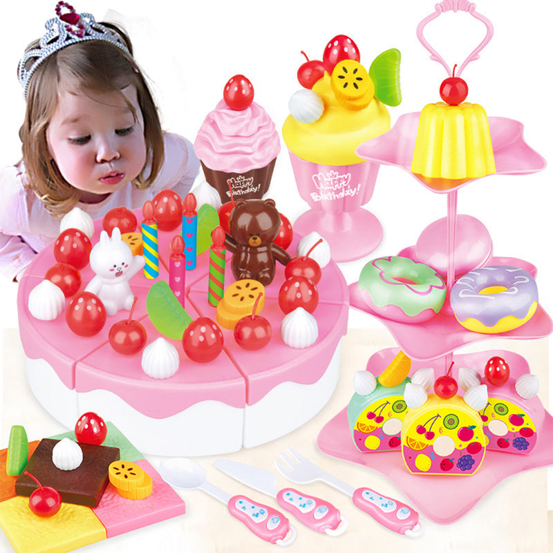 idrop Sweetheart Fruit Cake DIY Combined fruit Cake Toy Set