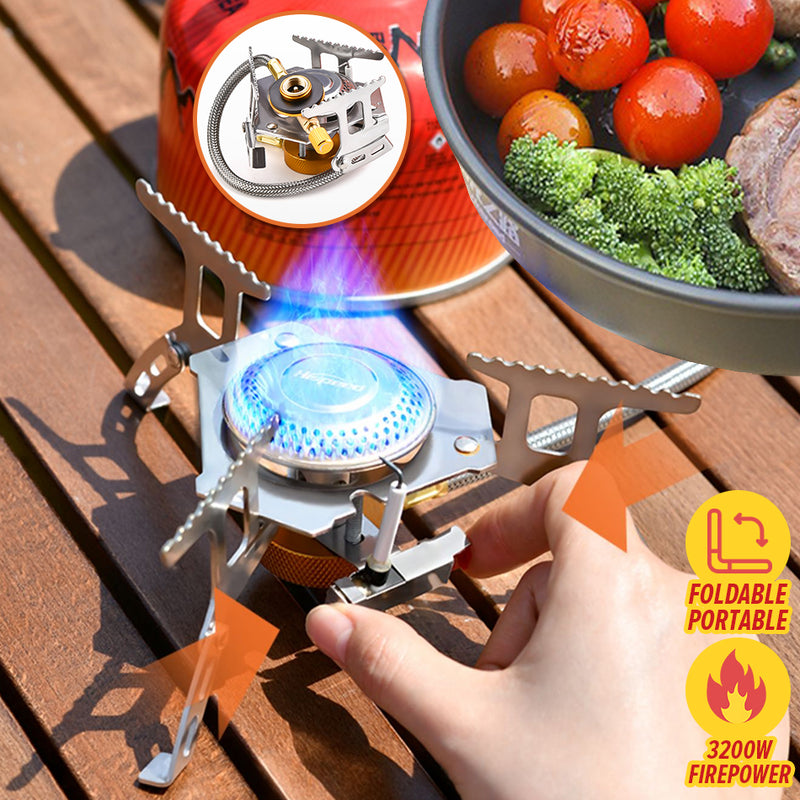 idrop Outdoor Camping Mini Stove Compact Portable Foldable Outdoor Cooker 3200W / Dapur Masak Mudah Alih Senang Lipat / 气炉户外便携气罐自驾游炊具