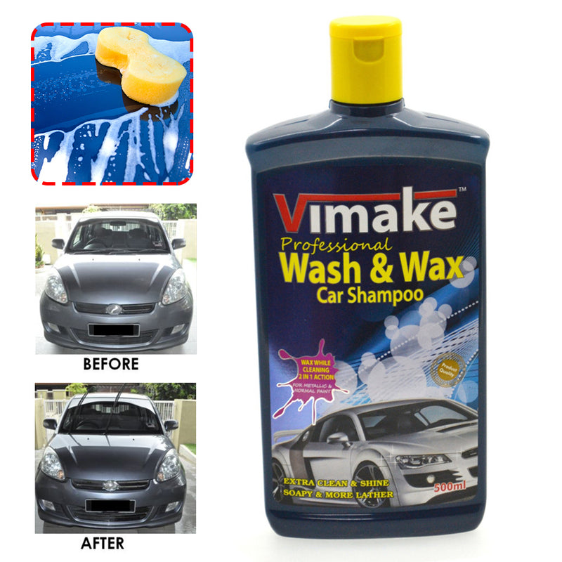 idrop Vimake Professional Wash & Wax Car Shampoo [ 500ml ]