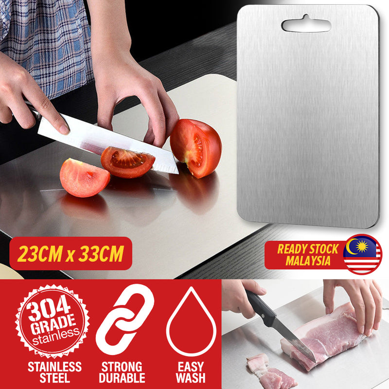 idrop Stainless Steel SUS304 Thin Sturdy Kitchen Cutting Board