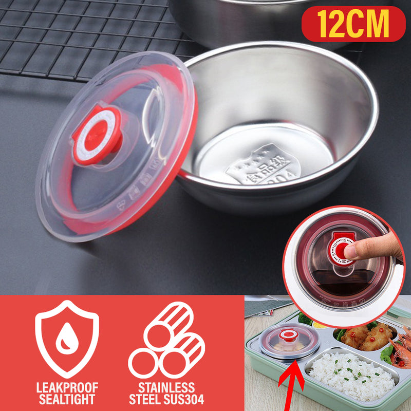 idrop [ 12CM ] Stainless Steel Soup Bowl Sealtight Leakproof SUS304 / Bekas Mangkuk Sup Keluli Tahan Karat / 304