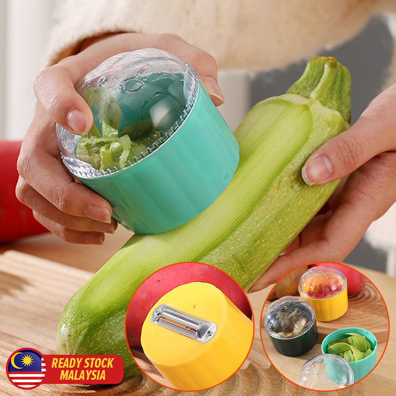 idrop Kitchen Multifunction Fruit & Vegetable Storage Peeler / Pengupas Sayur & Buah Pelbagai Guna / 收纳削皮器