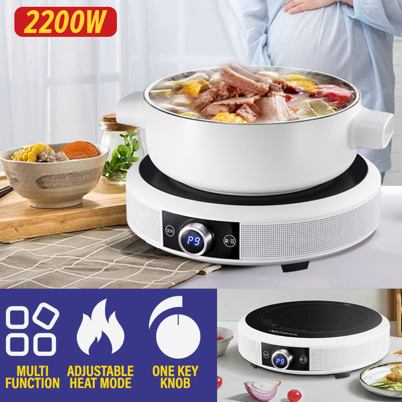 idrop [ 2200W ] Multifunction Round Electric Ceramic Stove Cooker / Dapur Seramik Elektrik Pelbagai Guna / 2200W圆形电脑电陶炉