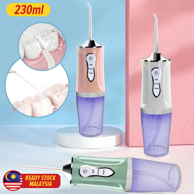 idrop [ 230ml ] Oral Irrigator Electric Water Jet Dental Teeth Flosser Tooth Cleaner / Pencuci Oral Gigi dan Gusi Elektrik / 口腔冲洗器电动喷水牙齿牙线器牙齿清洁器