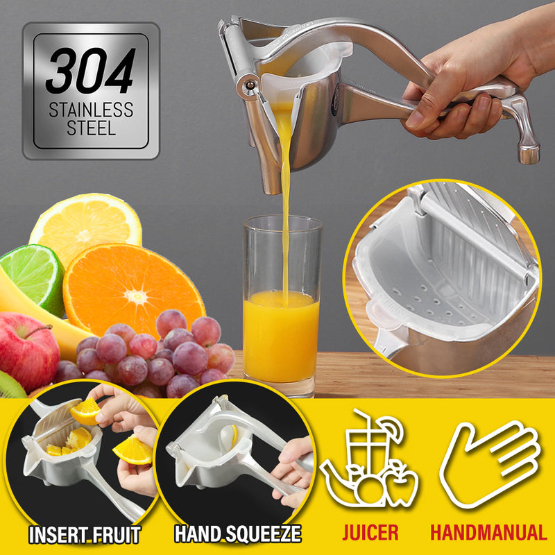 idrop Handheld Manual Hand Squeeze Press Fresh Juicer