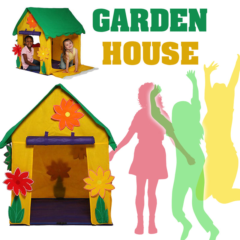 idrop Garden House - Children Playhouse Indoor Outdoor Play Tent