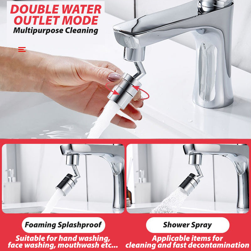 idrop Universal 2-Speed Faucet Splash Sproof Head Pipe / Kepala Paip Penyambung Paip / 万向两档龙头防溅头