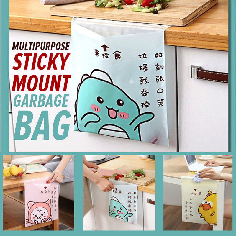 idrop [ 15PCS / SET ] Sticky Mounted Garbage Bag / Beg Sampah / 卡通车载垃圾袋(1包15个)[ 25 X 26.5CM ]