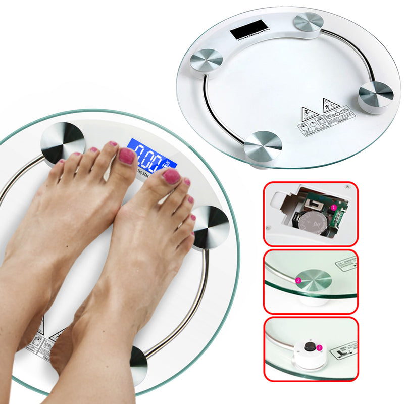 idrop Electronic Personal Digital Glass Weight Weighing Scale