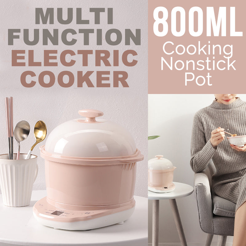 idrop [ 800ml ] Multifunction Electric Cooker with Inner Ceramic Cooking Pot