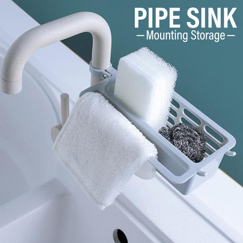 idrop Sink Plastic Faucet Mounting Rack / Rak Kepala Paip Sinki / 塑料水龙头架