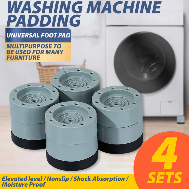 idrop [ 4 SET ] Washing Machine Large Furniture & Appliances Foot Padding / Pelapik Bawah Mesin Basuh Dan Perabot Besar / 增高6厘米多功能洗衣机脚垫6.5CM(4个一套)