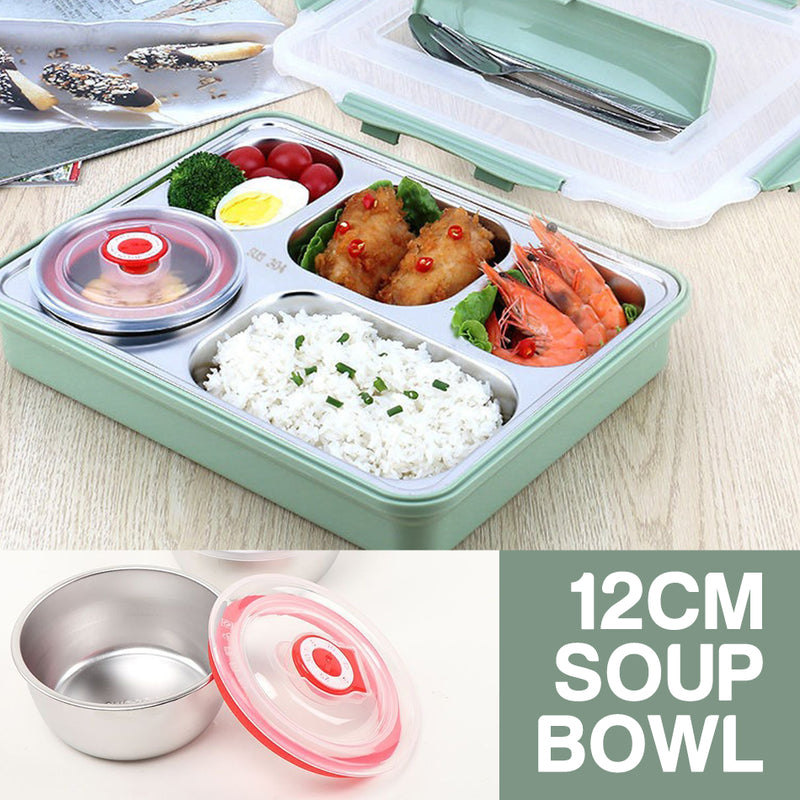 idrop [ 12CM ] Stainless Steel Soup Bowl Sealtight Leakproof SUS304 / Bekas Mangkuk Sup Keluli Tahan Karat / 304