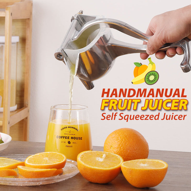 idrop Handheld Manual Hand Squeeze Press Fresh Juicer