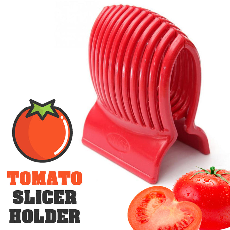 idrop TOMATO SLICER - Grip Holder Fruit Vegetable Cutter