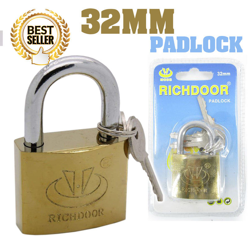 idrop 32mm RICHDOOR Padlock - Door Pad Lock