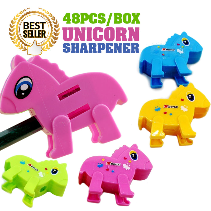 idrop 48pcs UNICORN Pencil Sharpener