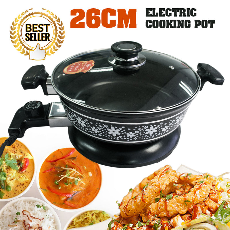 idrop 26CM BANGER - Electric Kitchen Cooking Pot Cooker [ CRTX-120 ]