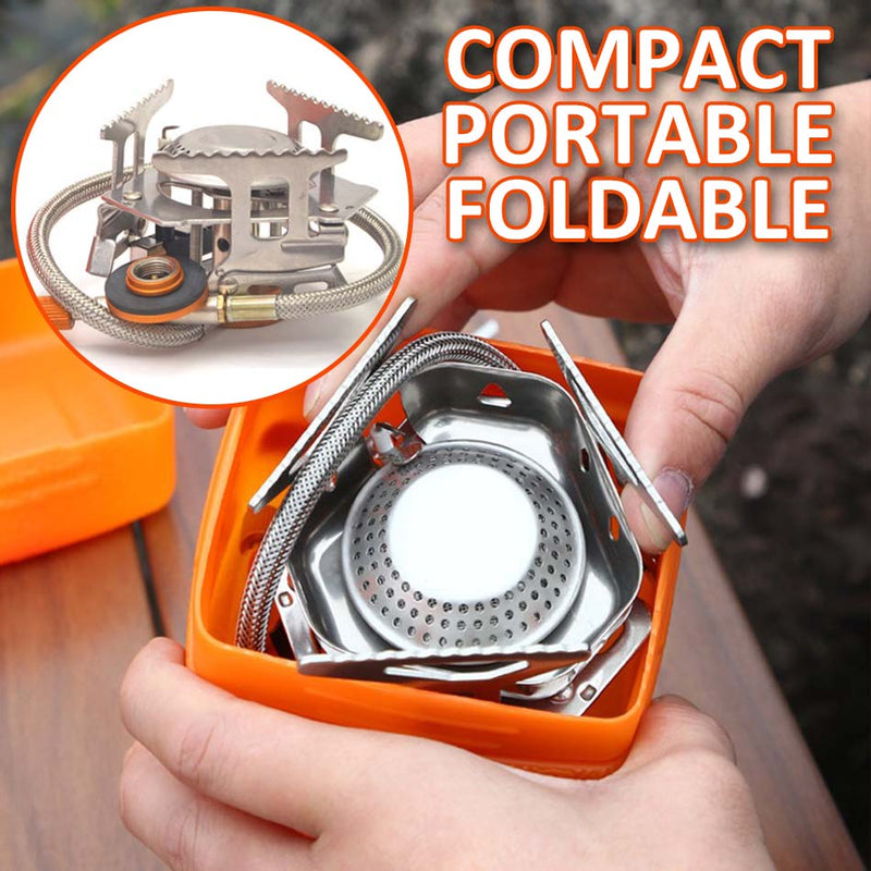 idrop Outdoor Camping Mini Stove Compact Portable Foldable Outdoor Cooker 3200W / Dapur Masak Mudah Alih Senang Lipat / 气炉户外便携气罐自驾游炊具