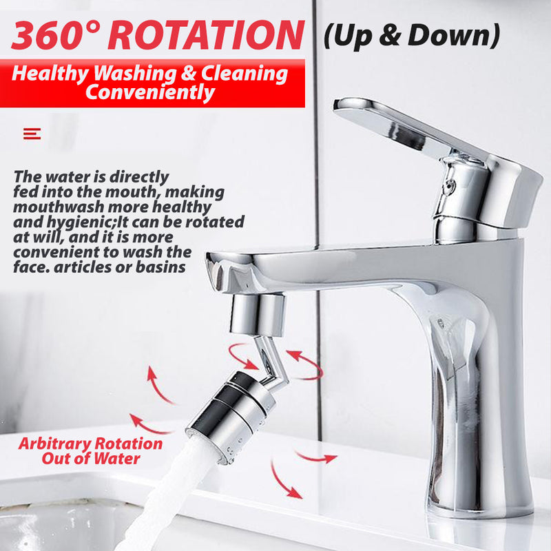 idrop Universal 2-Speed Faucet Splash Sproof Head Pipe / Kepala Paip Penyambung Paip / 万向两档龙头防溅头