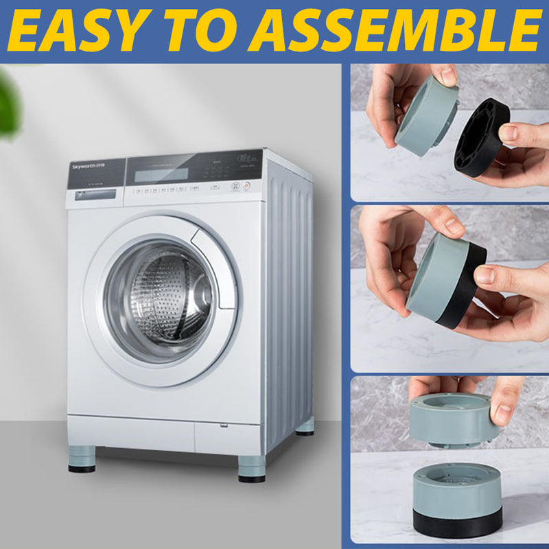 idrop [ 4 SET ] Washing Machine Large Furniture & Appliances Foot Padding / Pelapik Bawah Mesin Basuh Dan Perabot Besar / 增高6厘米多功能洗衣机脚垫6.5CM(4个一套)