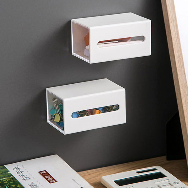 idrop Wall Mounted Storage Organizer Box / Kotak Penyimpanan Barang Dinding / (强力胶)壁挂抽屉式收纳盒(壁挂双向小物收纳盒)