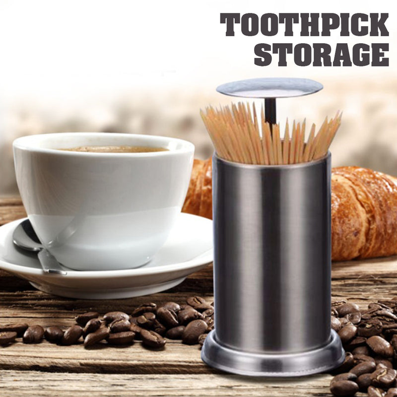 idrop Toothpick Holder Storage Cylinder