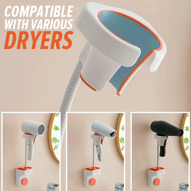 idrop Wall Mounted Hair Dryer Holder / Pemegang Pengering Rambut / (强力胶)吹风机架