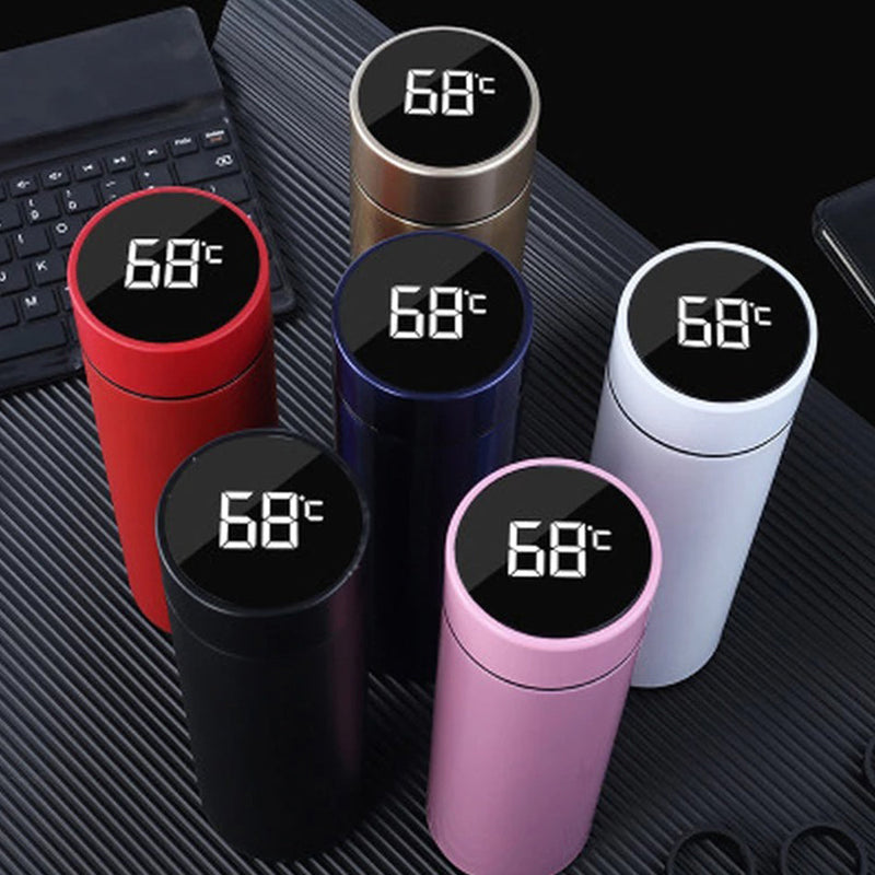 idrop [ 450ml ] Stainless Steel Smart Heat Insulation Drinking Flask [ LASER ENGRAVE NAME ] / Cawan Minum Tahan Panas [ TULIS NAMA MESIN LASER ]/ 不锈钢智能测温杯(智能杯)304 [ 激光雕刻名称 ]