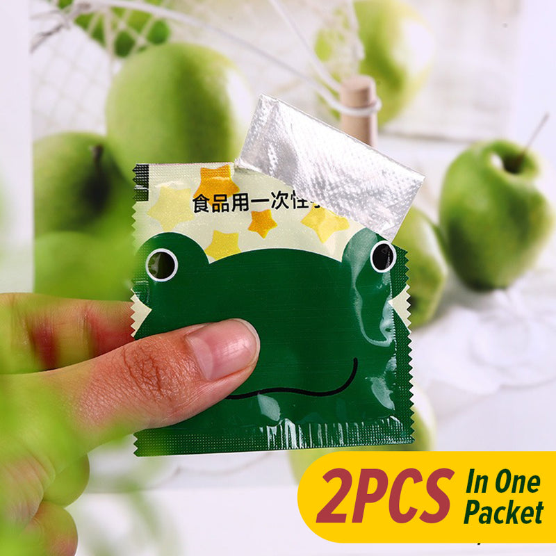 idrop Disposable PE Gloves For Eating  [ 1pc / 50pcs / 100pcs / 200pcs ] / Sarung Tangan Plastik Pakai Buang / 加厚装一次性手套