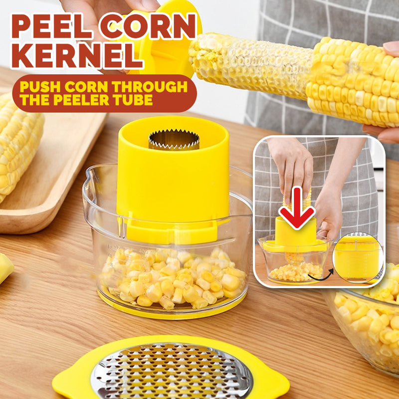 idrop 2 IN 1 Corn Kernel Peeler Vegetable Grater