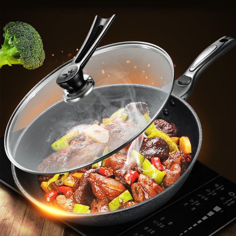 idrop 30CM KOREAN STYLE Kitchen Cooking Pan - Frypan + Lid