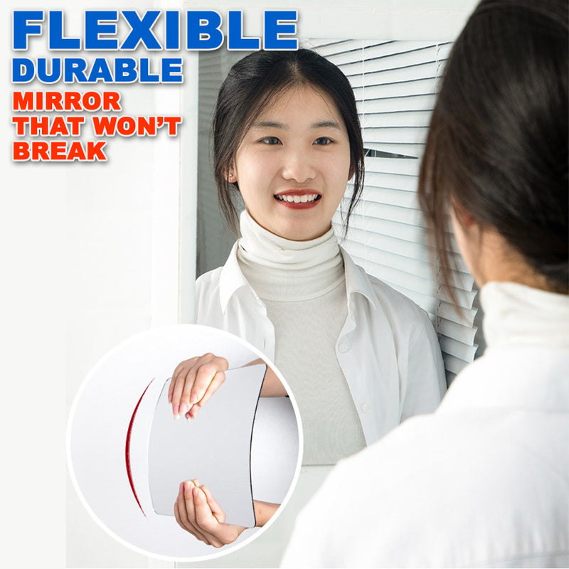 idrop [ 1PC ] Flexible Plastic Plexiglass Soft Mirror / Cermin Lembut Plastik / 高清亚克力软镜子2毫米厚(尺寸20*20CM)