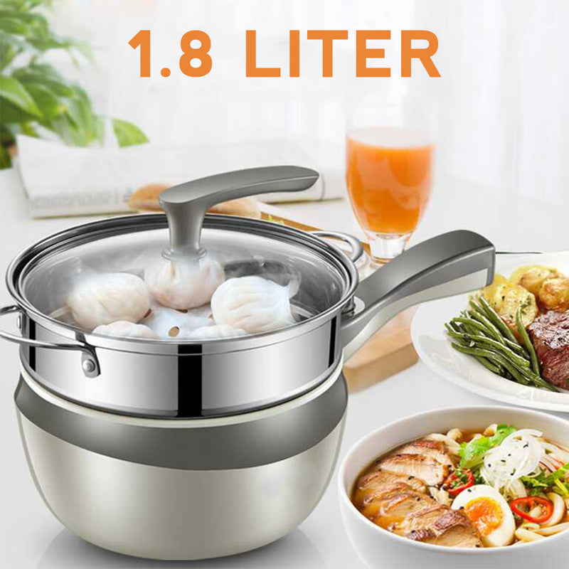 idrop 1.8L 2 Layer Electric Kitchen Cooking Steam Pot