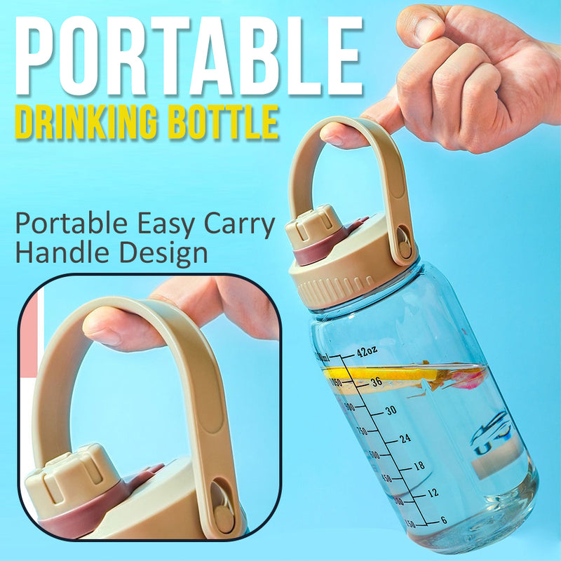 idrop [ 2000ml ] Portable Comfortable Sports Drinking Bottle / Botol Minuman Sukan / 2000ML塑料舒畅手提运动水壶(杯 之语)