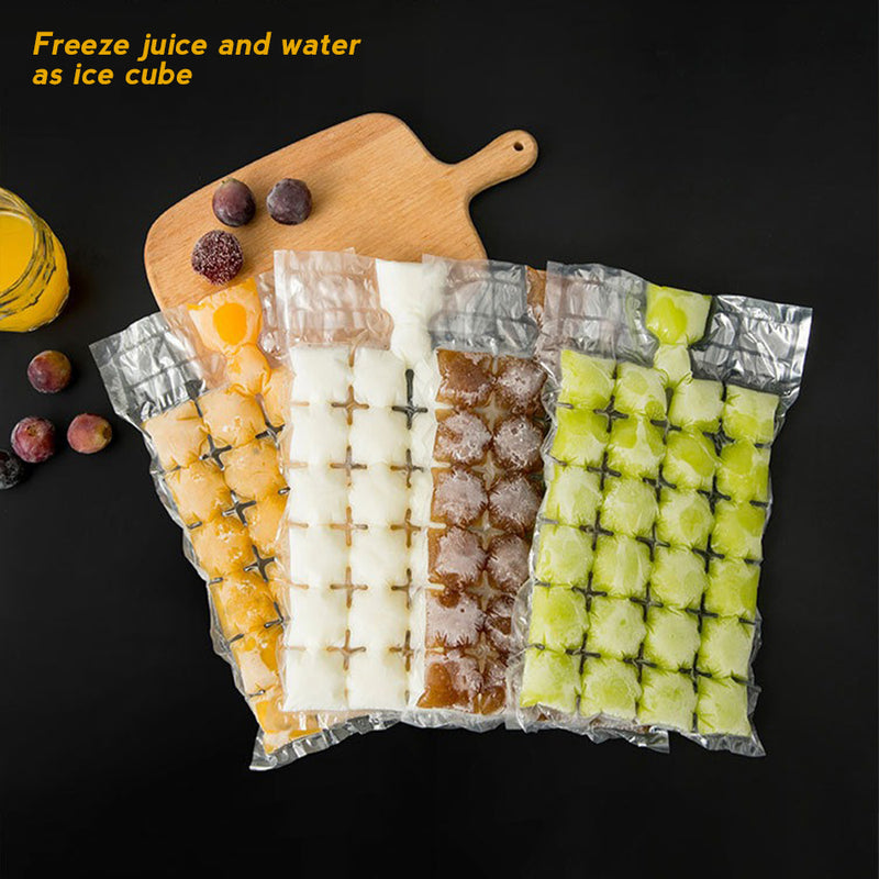 idrop [ 10PCS ] Disposable Ice Pack with 24 Compartments / Paket Ais Pakai Buang / 一次性制冰袋(1片24格,1袋 10片)