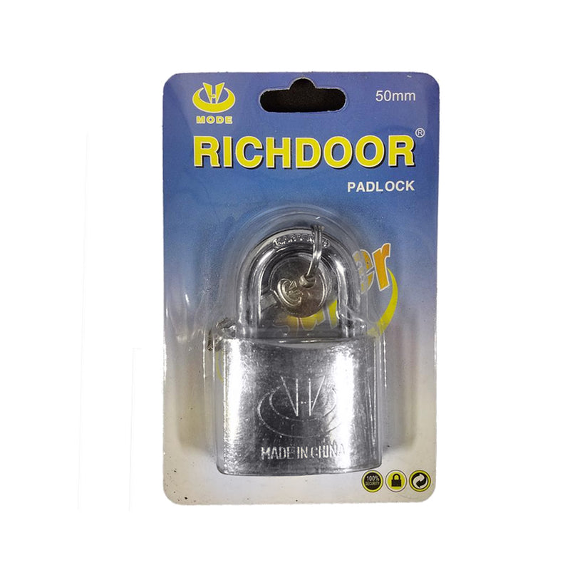 idrop 50mm RICHDOOR Padlock - Door Pad GILT LOCK