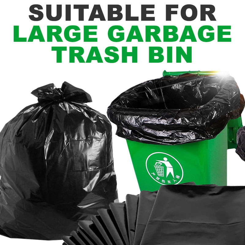 HEAVY DUTY Thick HDPE Garbage Bags Rubbish Trash Bag Bin Bag Beg Sampah (S,  M, L, XL Size) 垃圾袋
