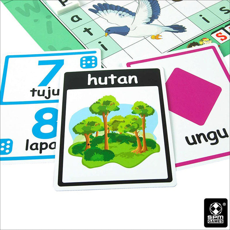 idrop SAHIBBA - Kanak-Kanak [ SPM GAMES ] Spelling Board Game For Kids [ SPM204 ]