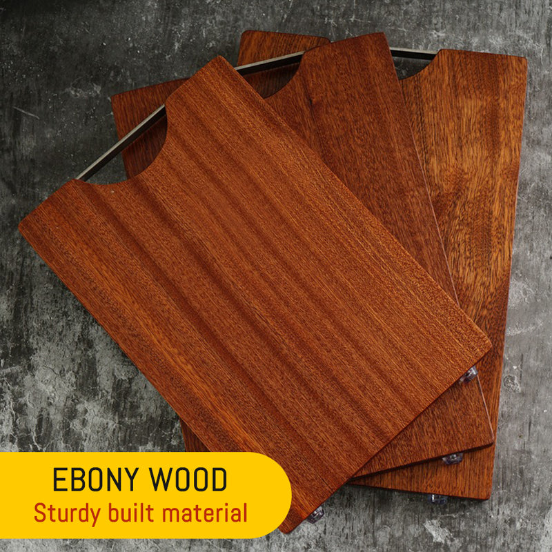 idrop [ 30 X 20 X 2.5CM ] Ebony Wood Cutting Chopping Board / Papan Potong Dapur Kayu / 木菜板 乌檀木菜板