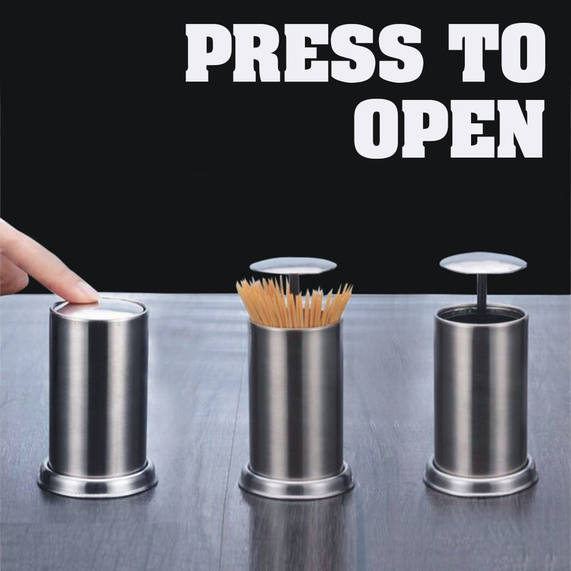 idrop Toothpick Holder Storage Cylinder