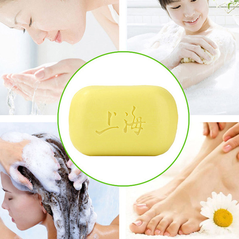 idrop Sulfur Soap Moisturizing Oil Control & Anti Dandruff [ 85 GRAM ]