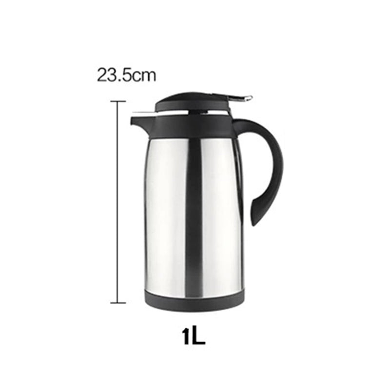 Thermos 4019.205.100 Vacuum Flask 1 Litre Light and Compact – Matte  Stainless Steel