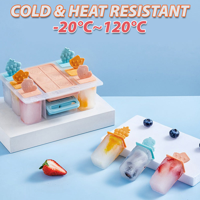 idrop Multifunctional Ice Creaam Popsicle & Ice Cube Mold Tray / Acuan Kiub Ais dan Aiskrim Pelbagai Guna / 消消乐多功能冰模+冰格